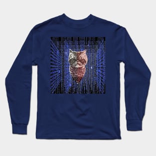 Hacker Cat Cyber Security Classic Long Sleeve T-Shirt